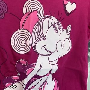 Disney Minnie Mouse t shirt pink 10/12 girls